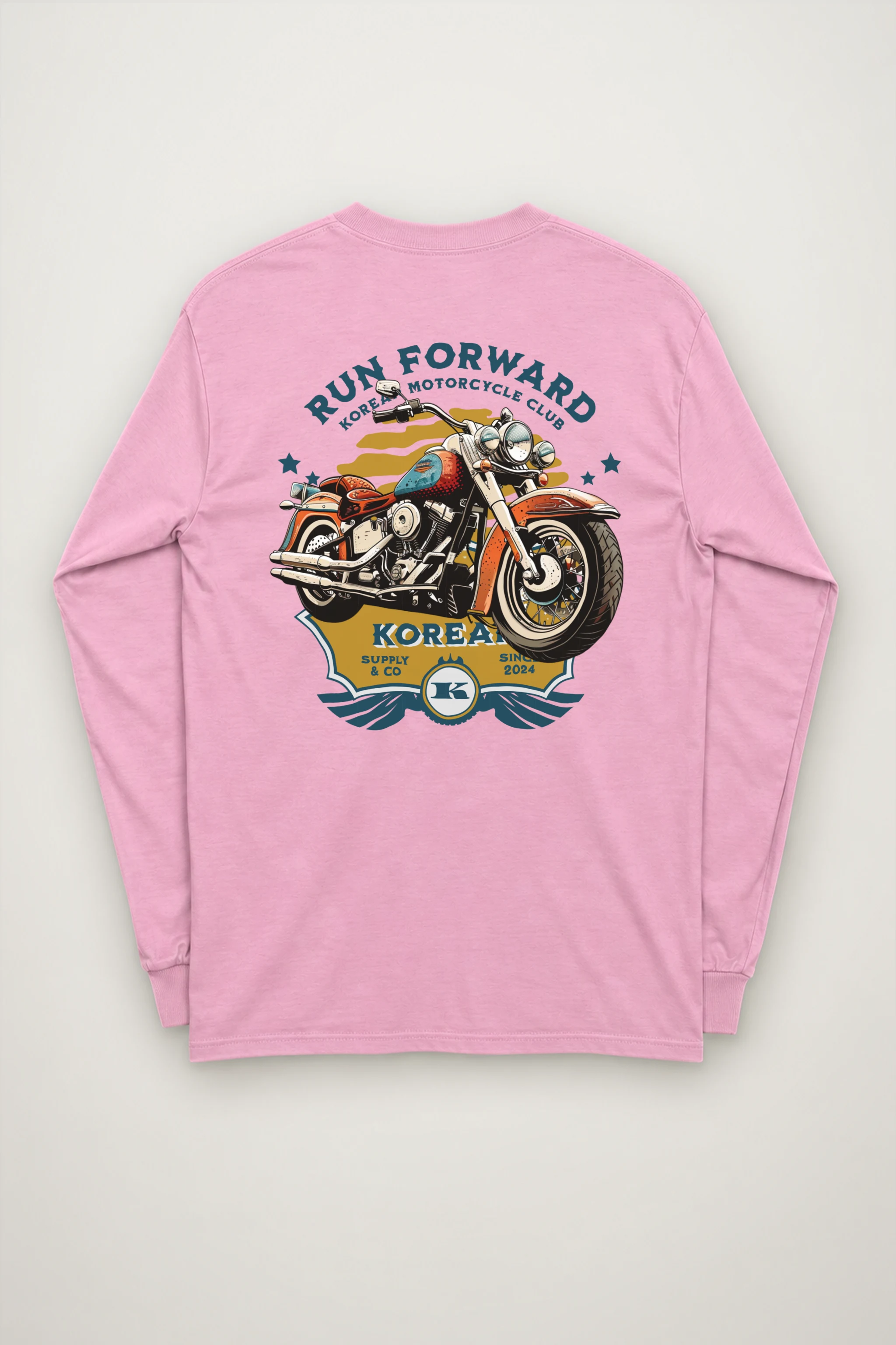 "Korea Motorcycle Club" Unisex Longsleeve T-shirt