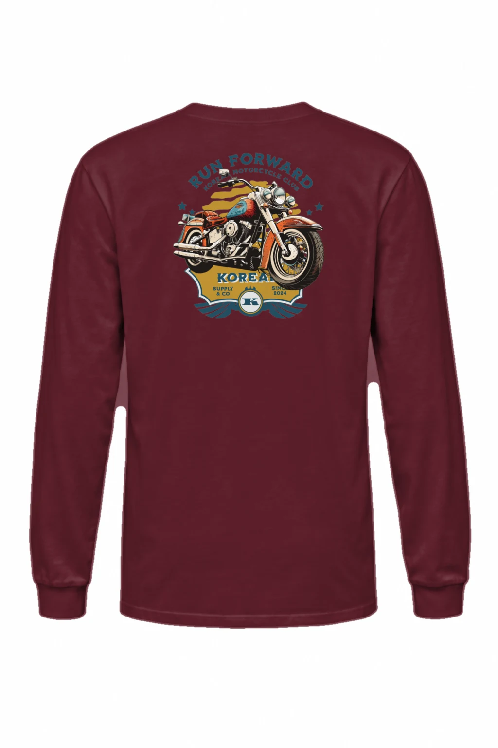 "Korea Motorcycle Club" Unisex Longsleeve T-shirt | Gildan 2400