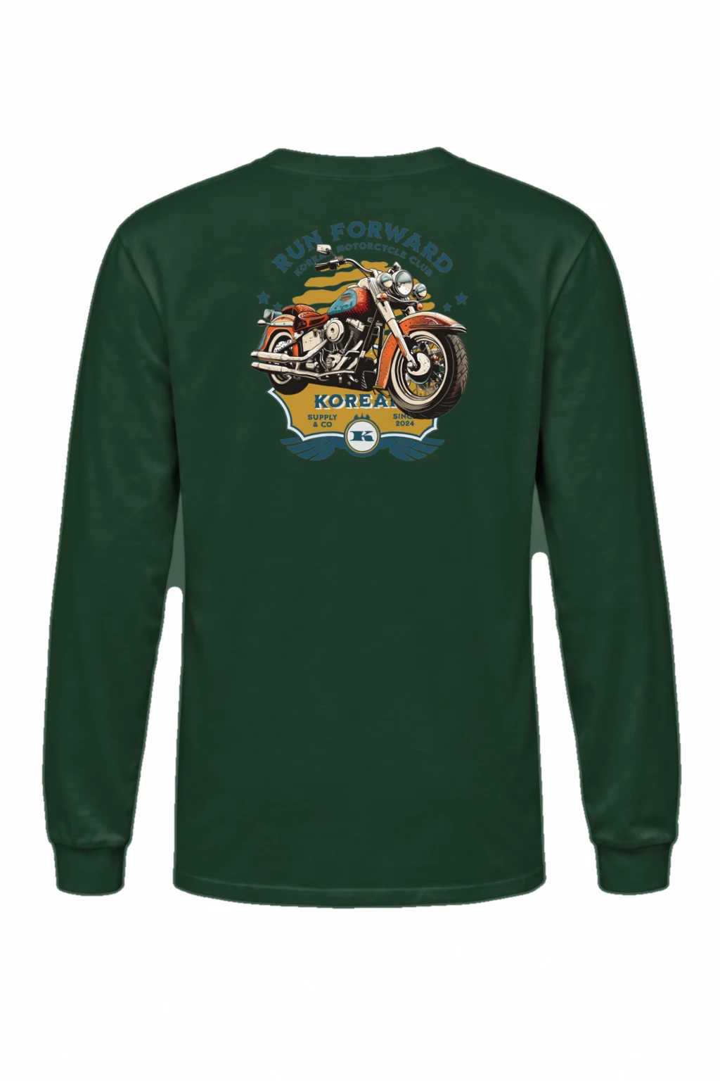 "Korea Motorcycle Club" Unisex Longsleeve T-shirt | Gildan 2400