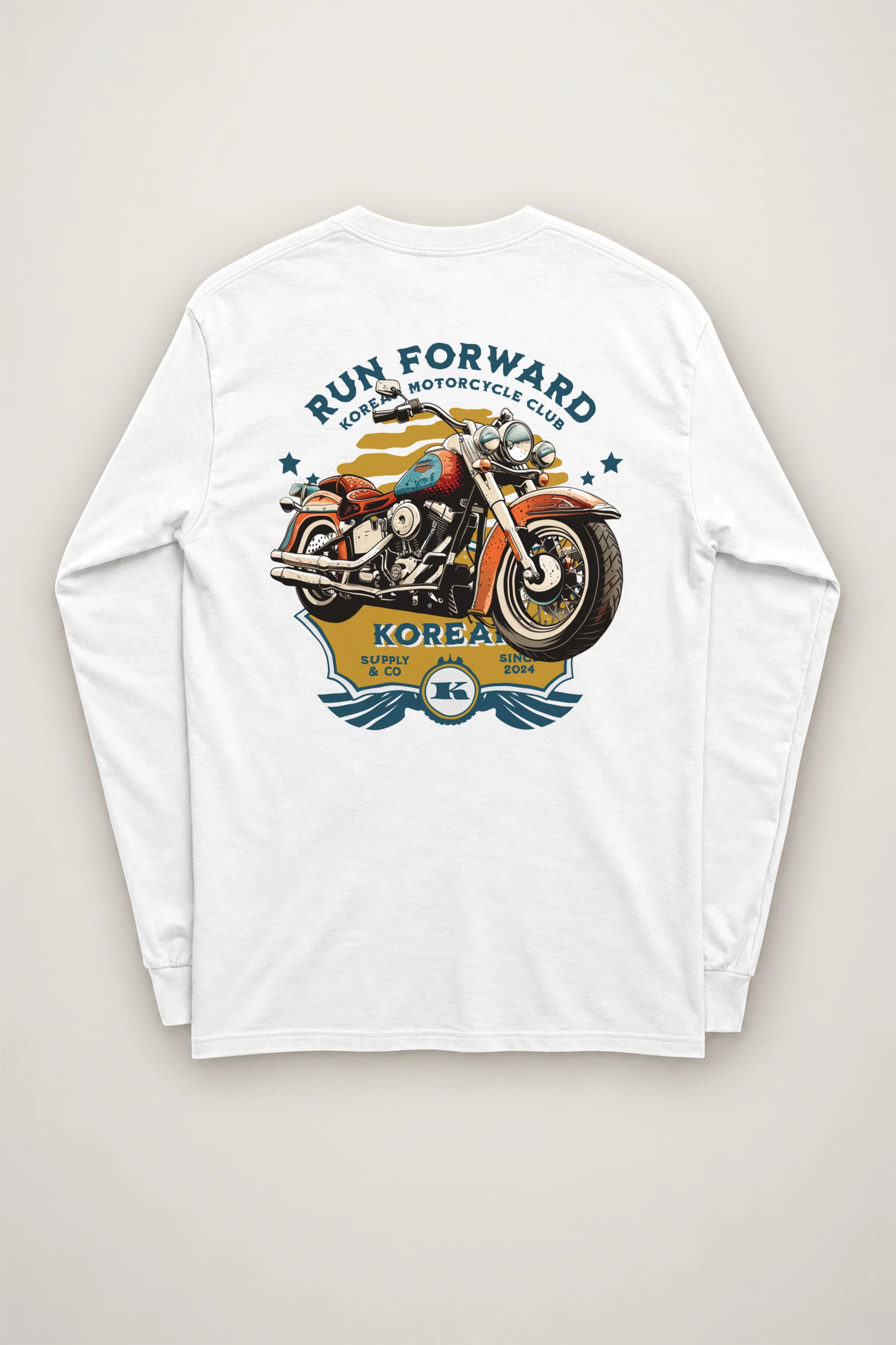 "Korea Motorcycle Club" Unisex Longsleeve T-shirt