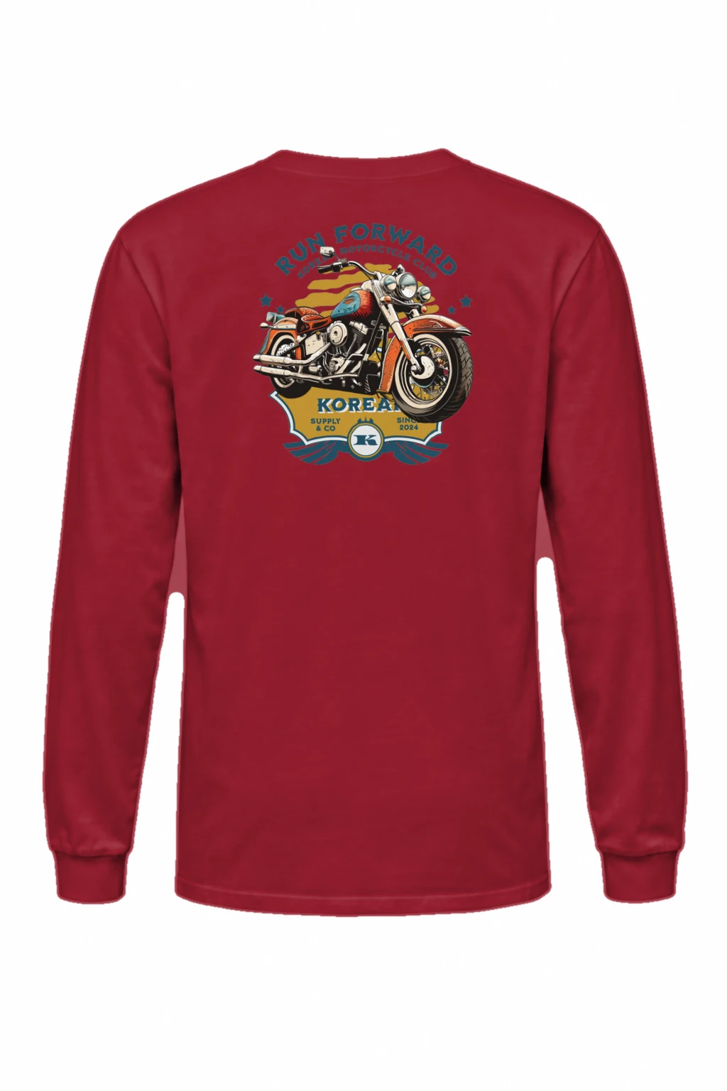 "Korea Motorcycle Club" Unisex Longsleeve T-shirt | Gildan 2400