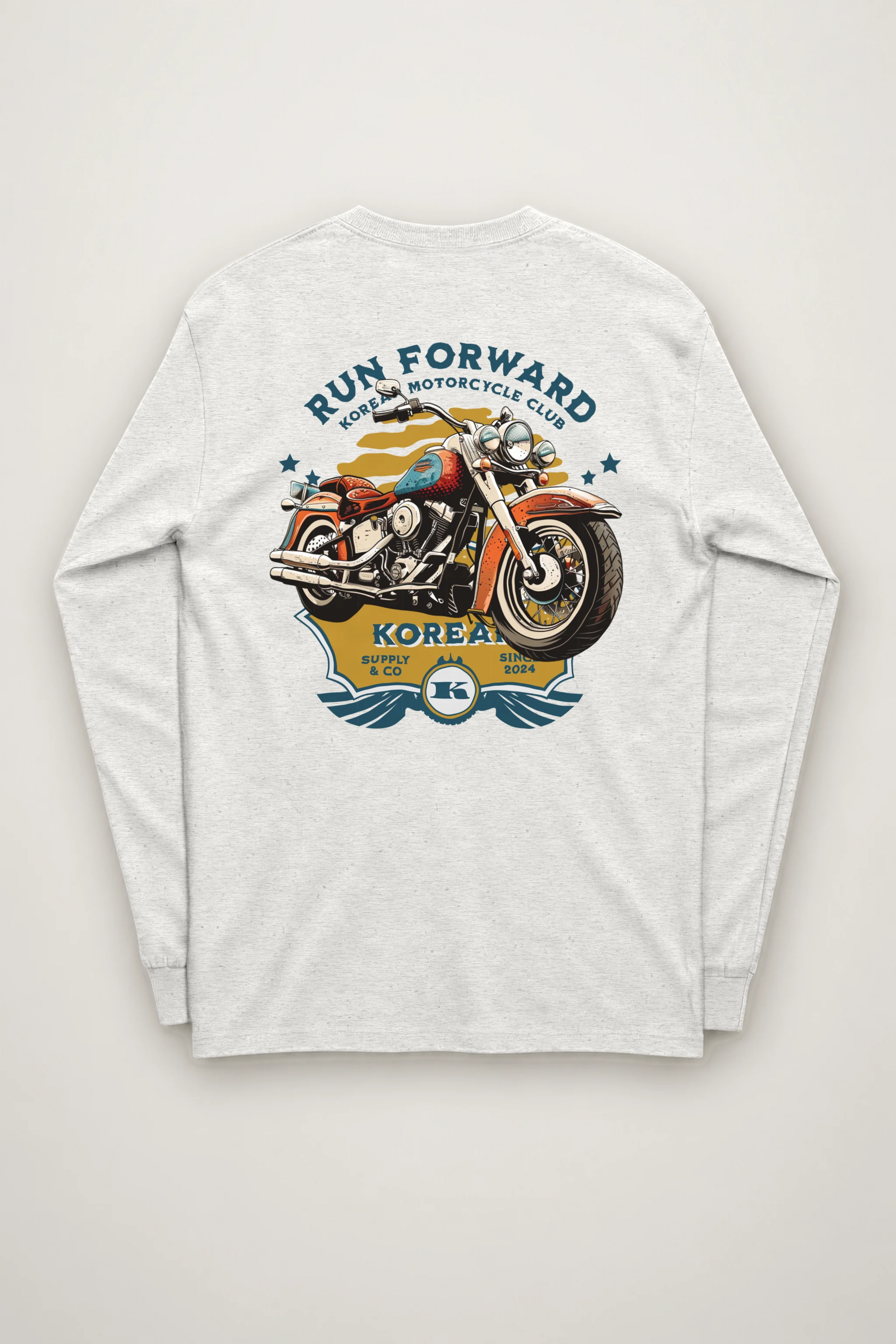 "Korea Motorcycle Club" Unisex Longsleeve T-shirt