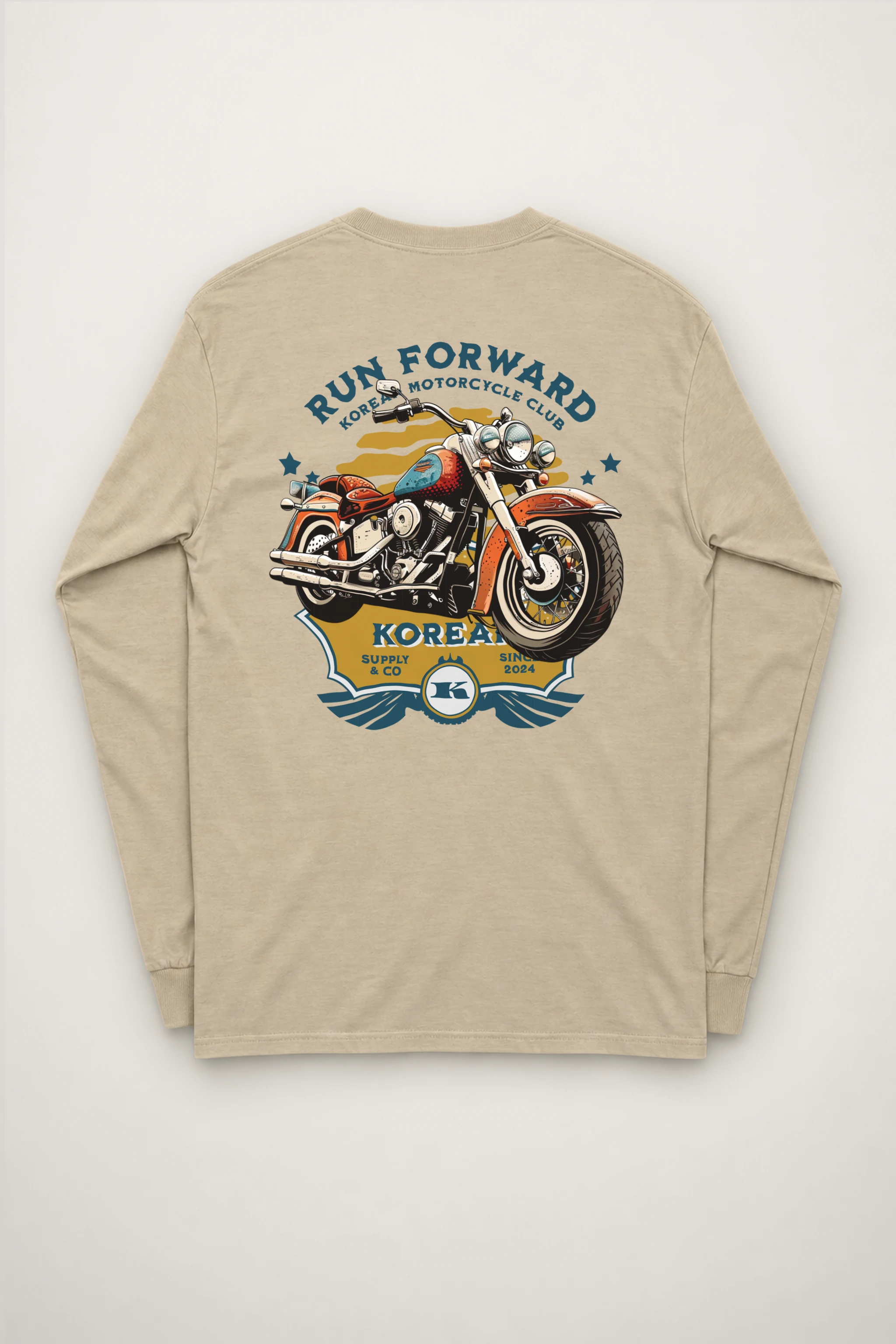 "Korea Motorcycle Club" Unisex Longsleeve T-shirt