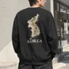 "Korea Mountain To Coast" Heavy Blend Unisex Crewneck Sweatshirt | Gildan 18000