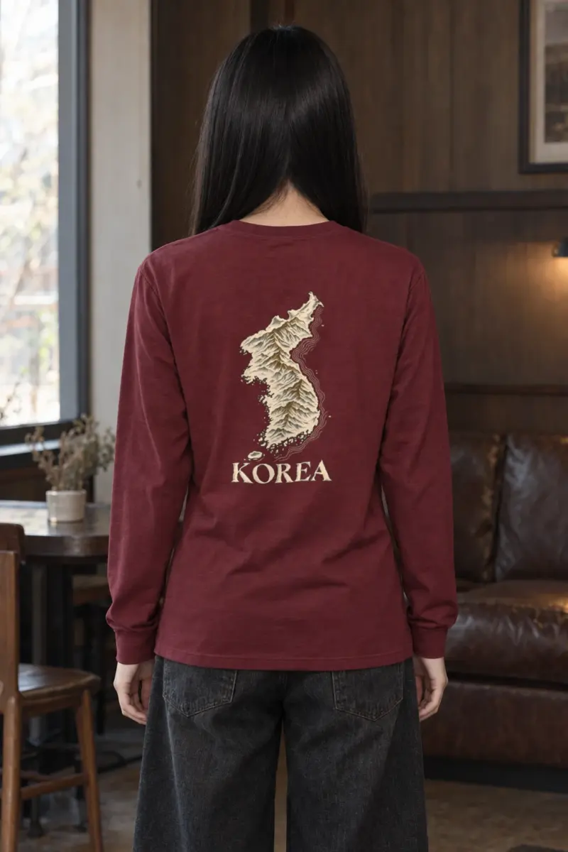"Korea Mountain To Coast" Unisex Longsleeve T-shirt