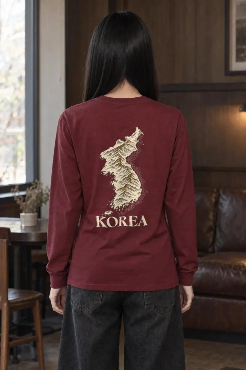 "Korea Mountain To Coast" Unisex Longsleeve T-shirt