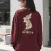 "Korea Mountain To Coast" Unisex Longsleeve T-shirt | Gildan 2400