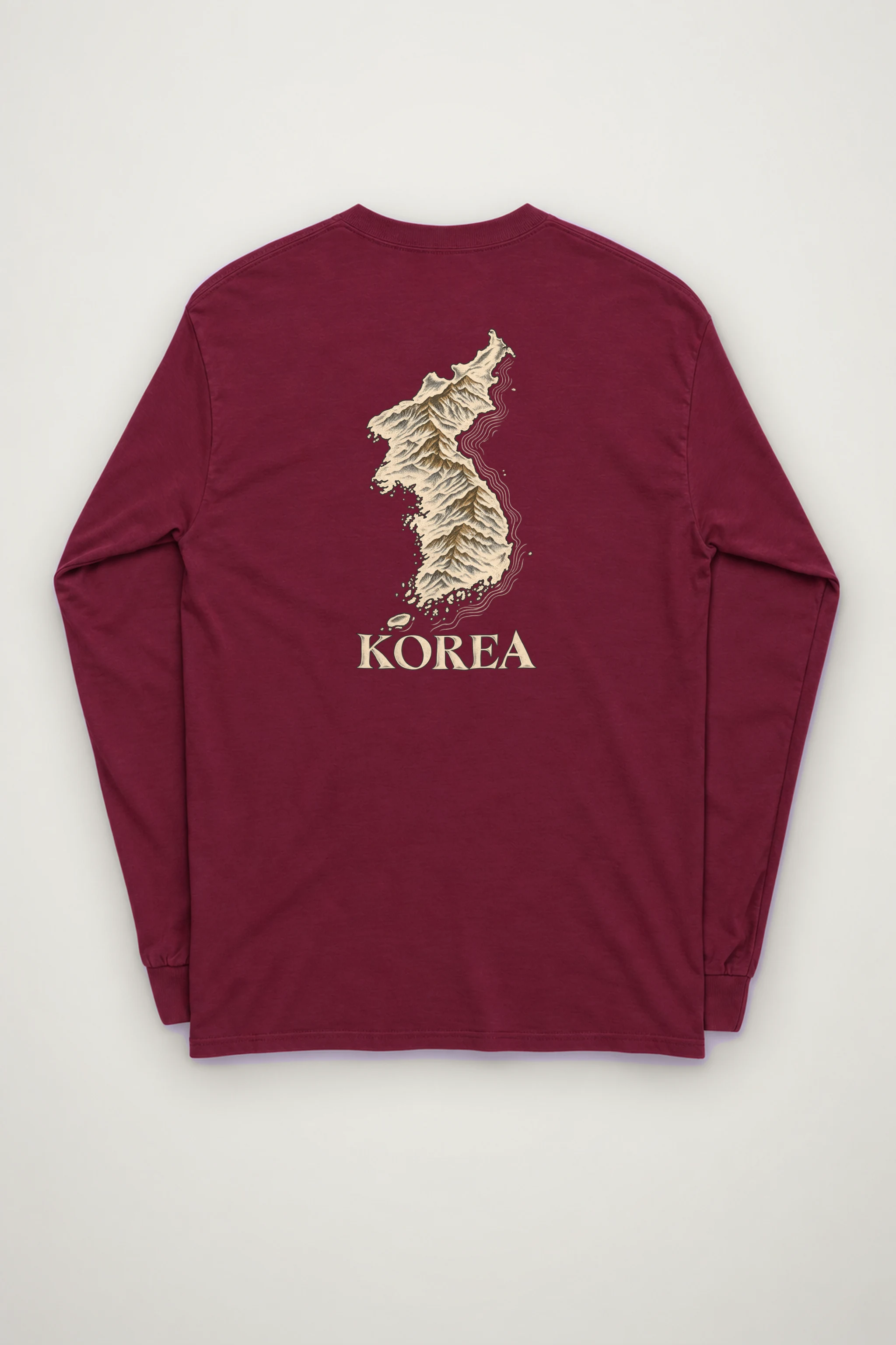 "Korea Mountain To Coast" Unisex Longsleeve T-shirt