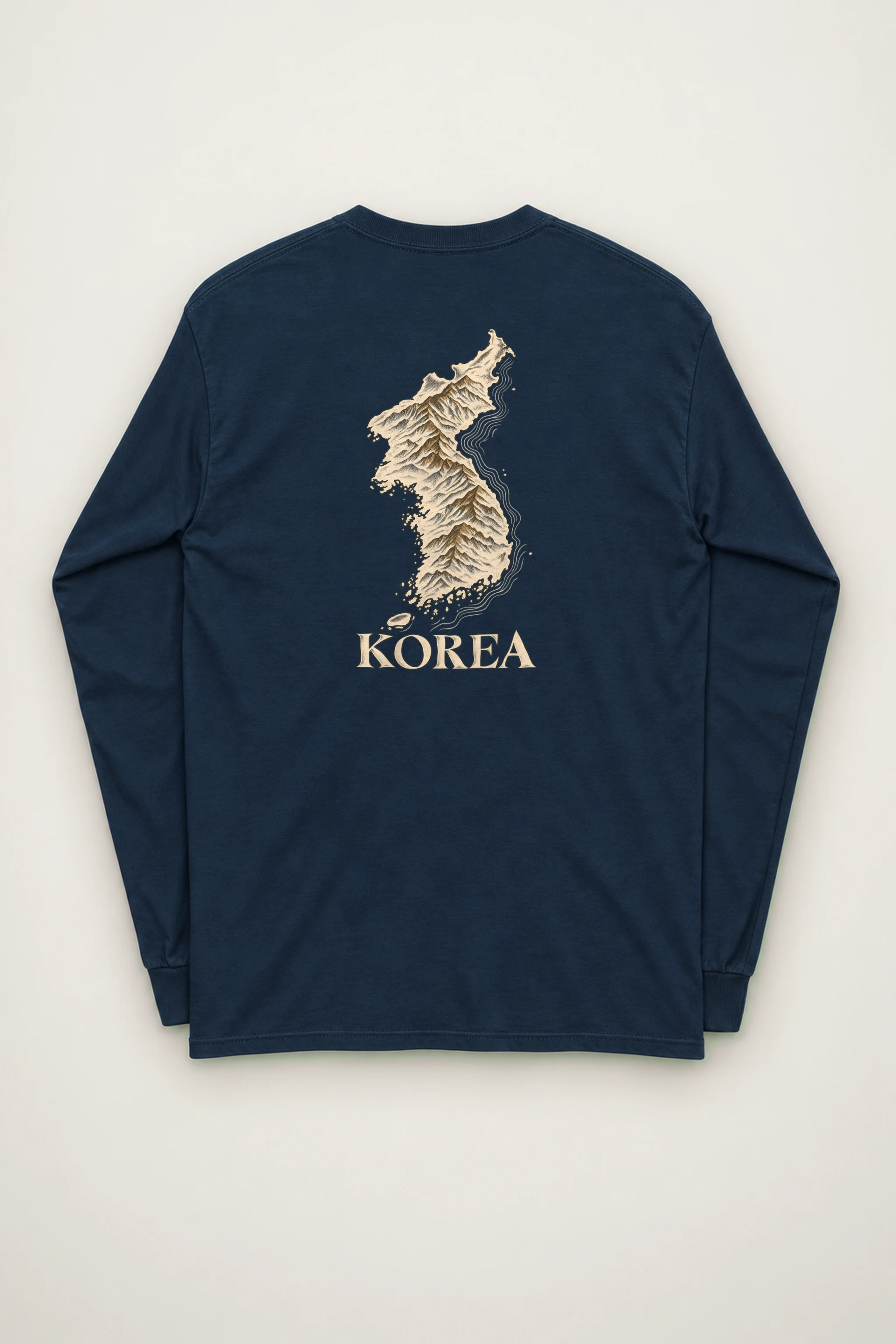 "Korea Mountain To Coast" Unisex Longsleeve T-shirt