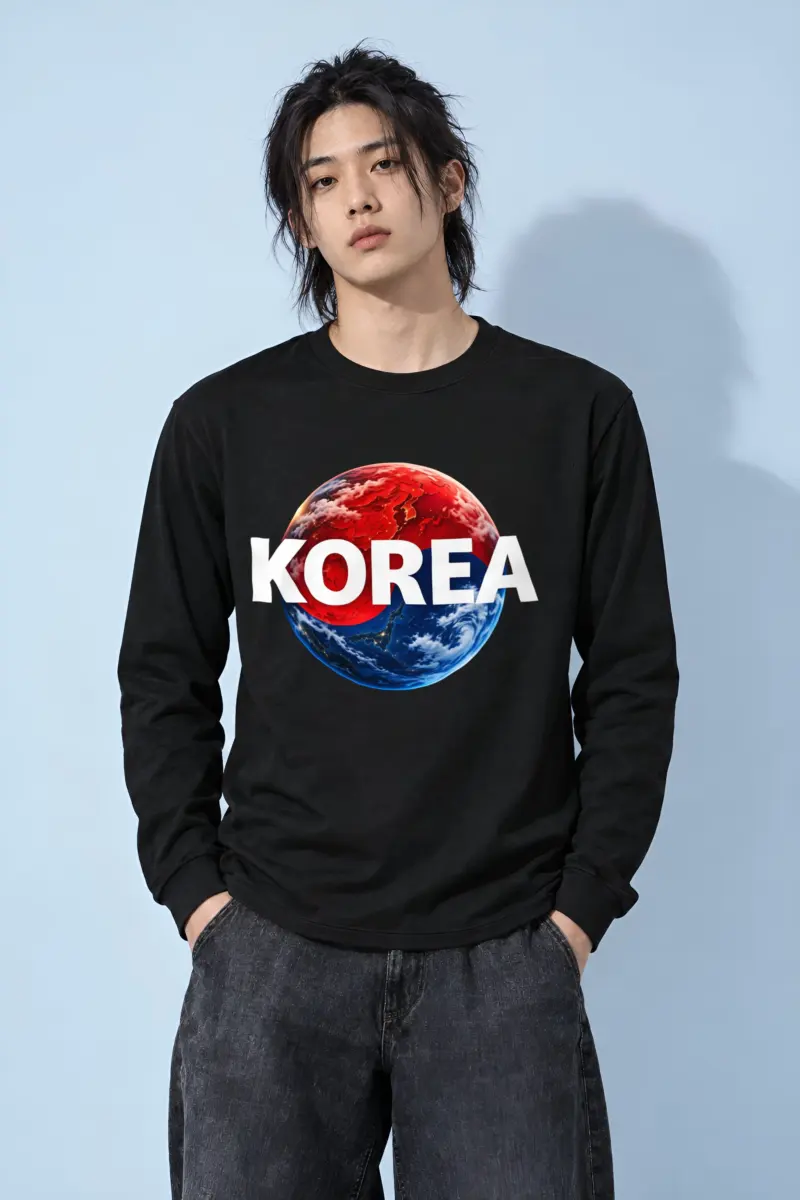 "Korea Orbit" Unisex Longsleeve T-shirt