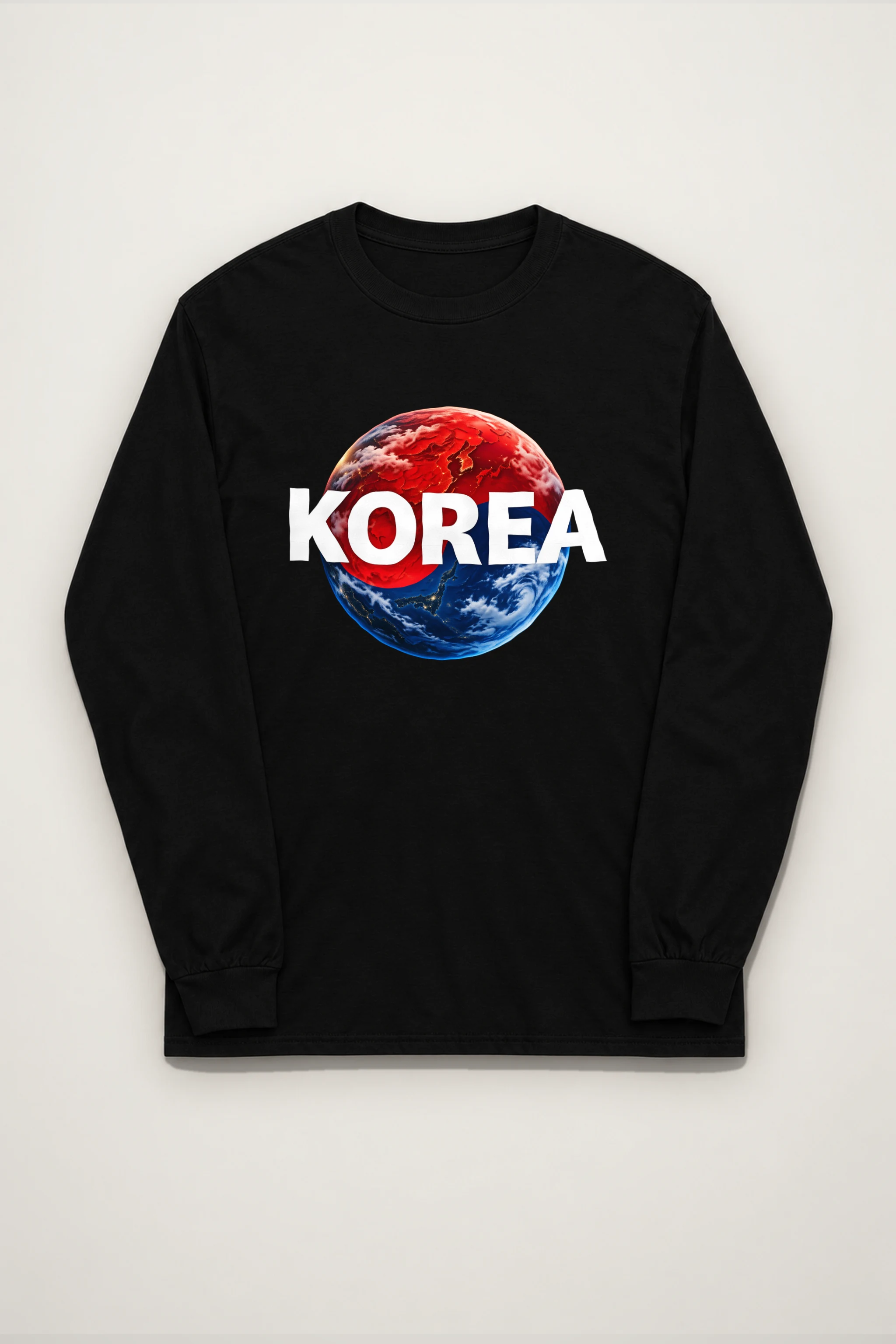 "Korea Orbit" Unisex Longsleeve T-shirt