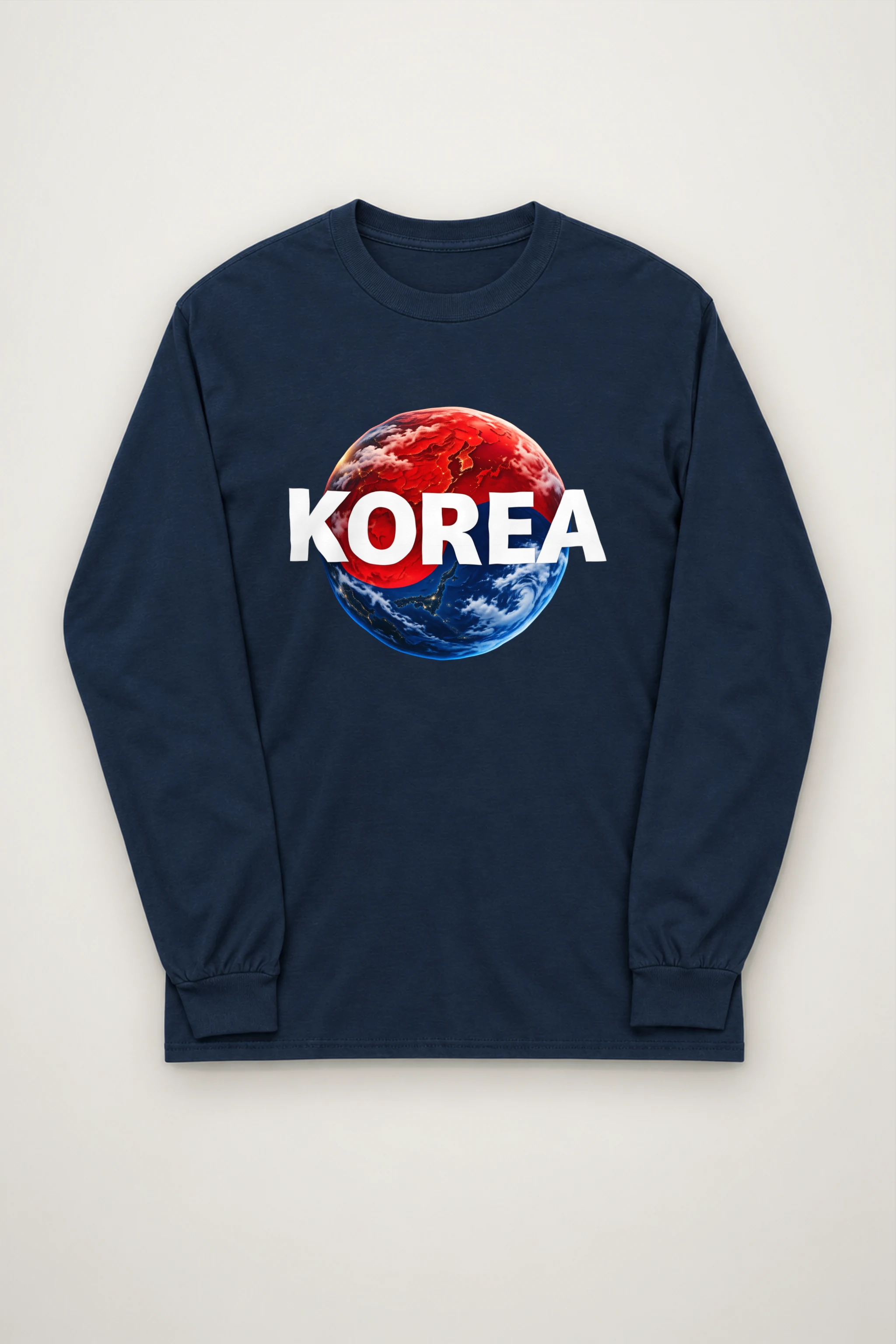"Korea Orbit" Unisex Longsleeve T-shirt