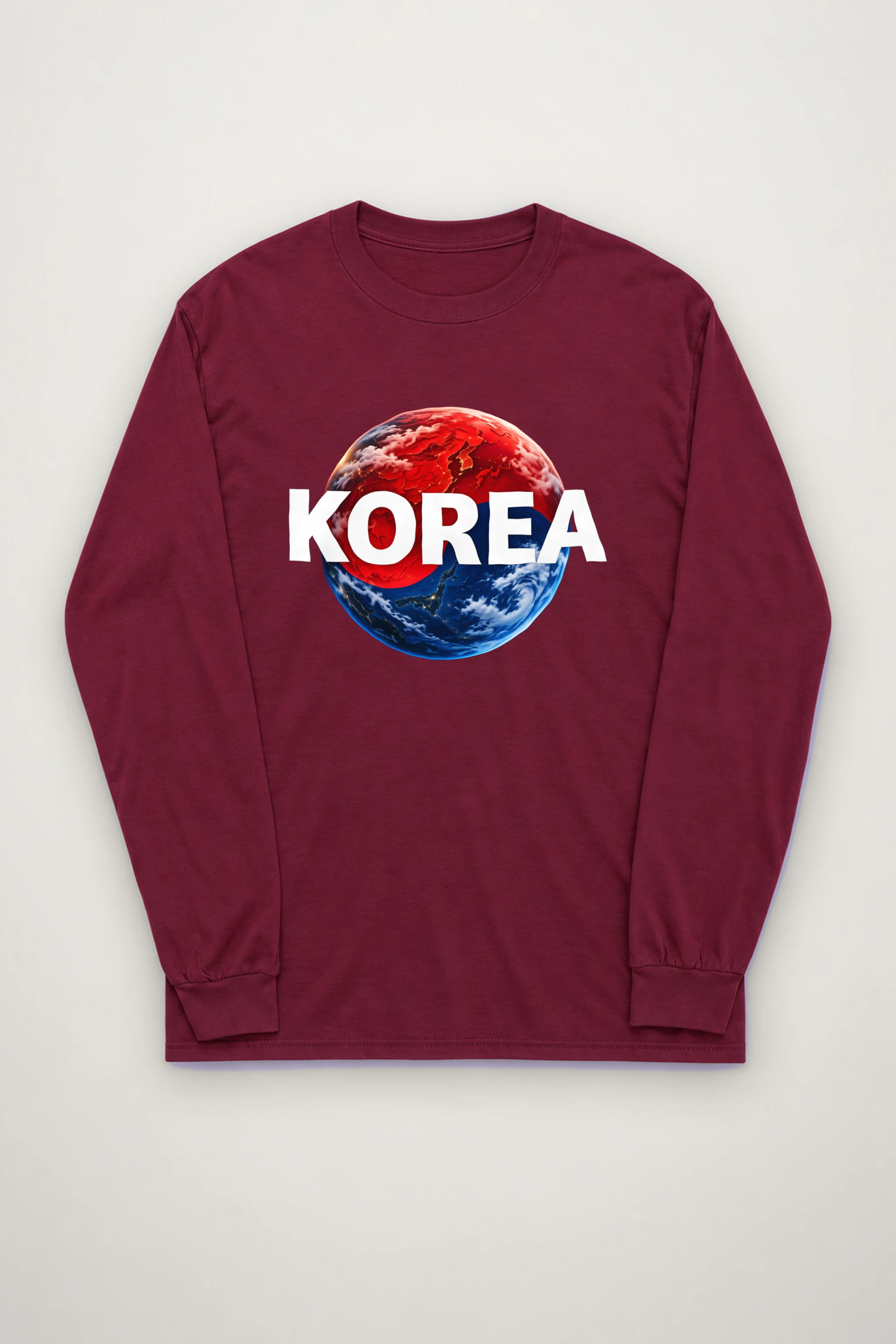 "Korea Orbit" Unisex Longsleeve T-shirt