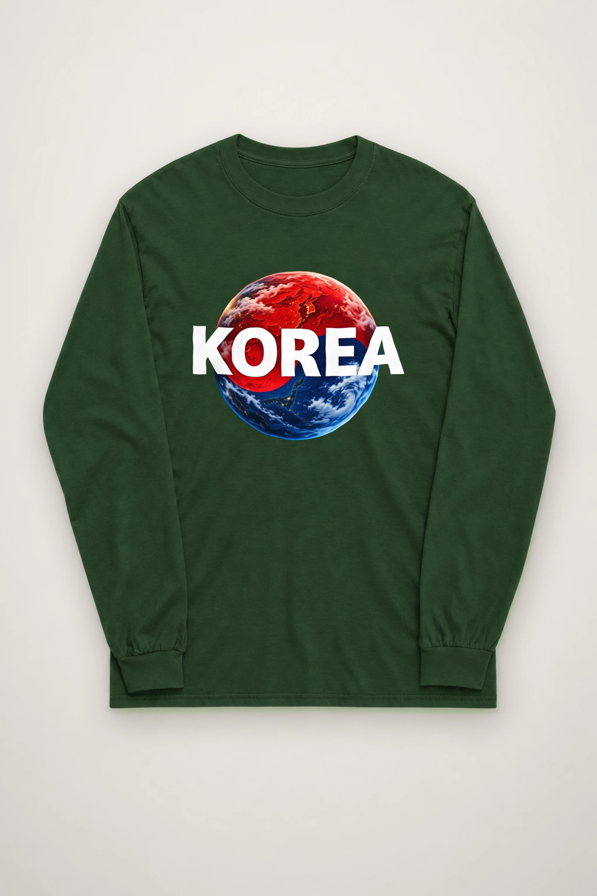 "Korea Orbit" Unisex Longsleeve T-shirt