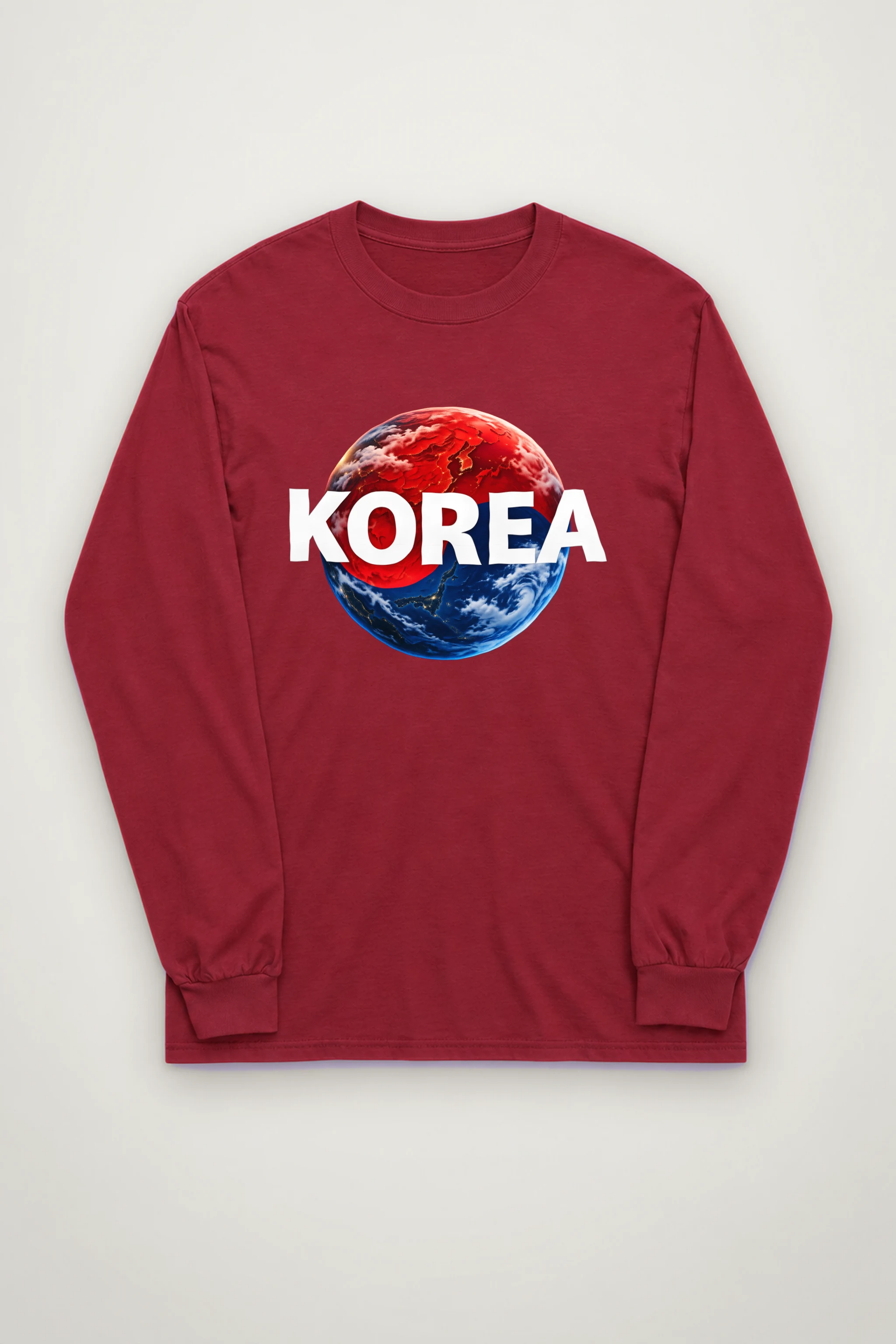 "Korea Orbit" Unisex Longsleeve T-shirt