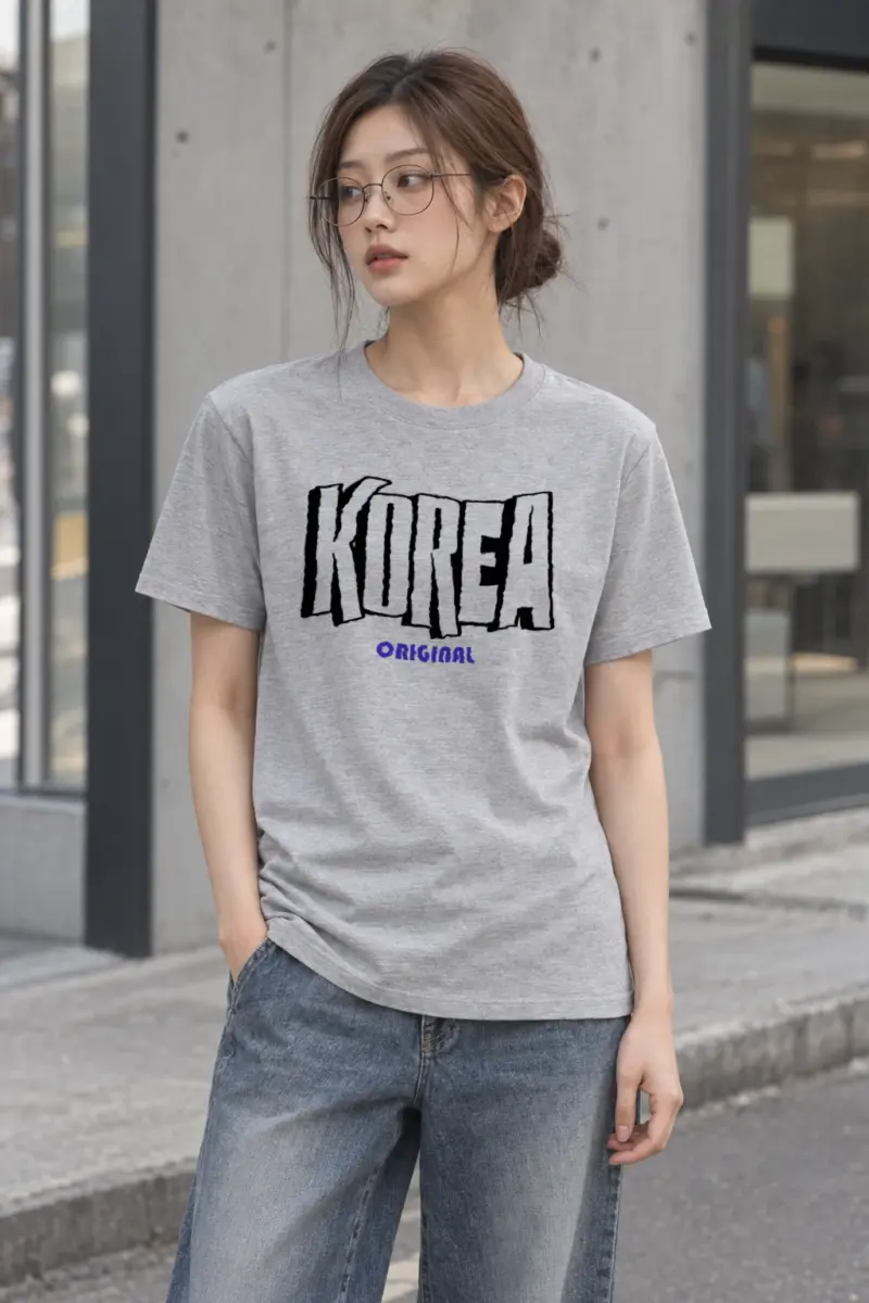 "Korea Original" Heavyweight Unisex Crewneck T-shirt