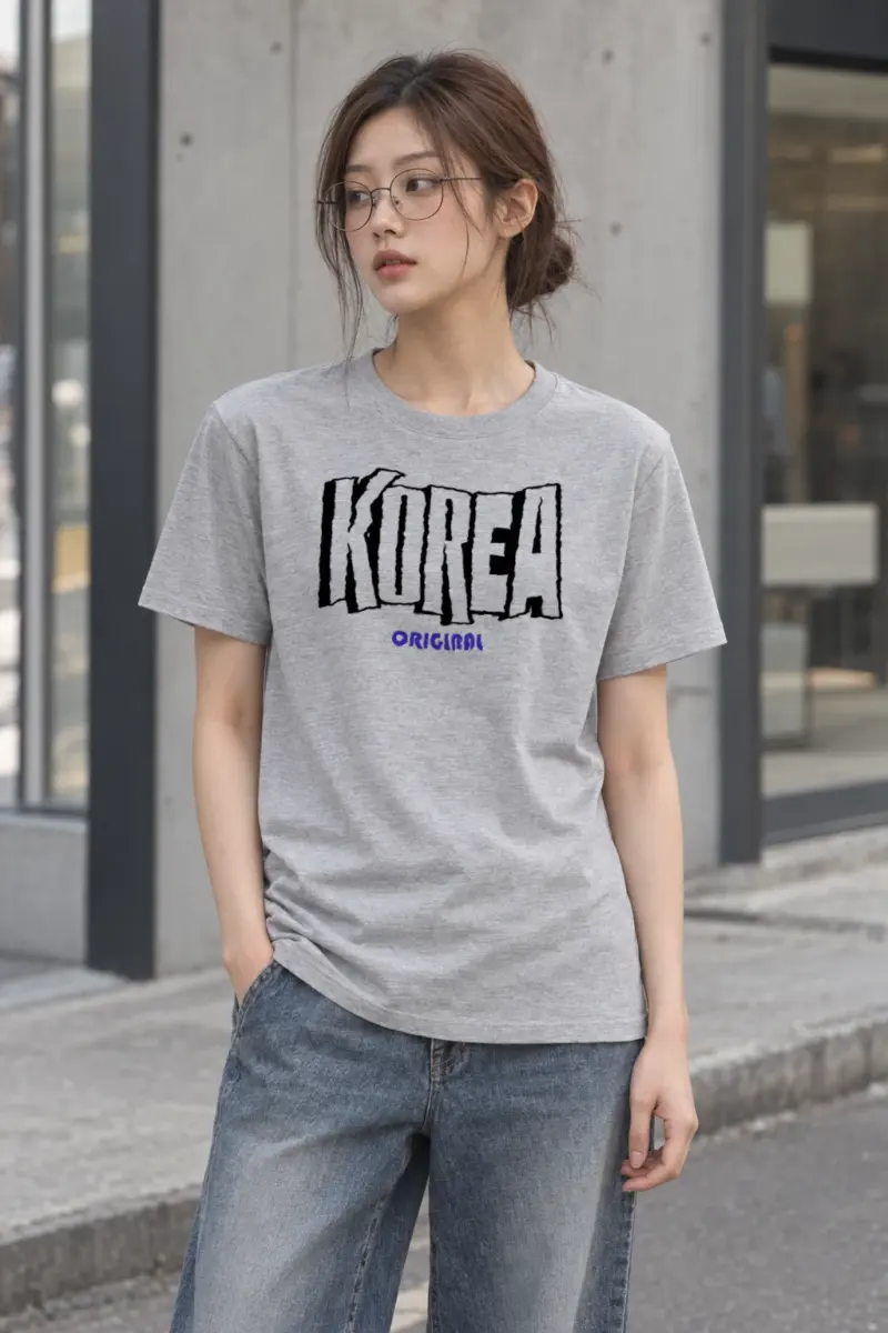 "Korea Original" Heavyweight Unisex Crewneck T-shirt