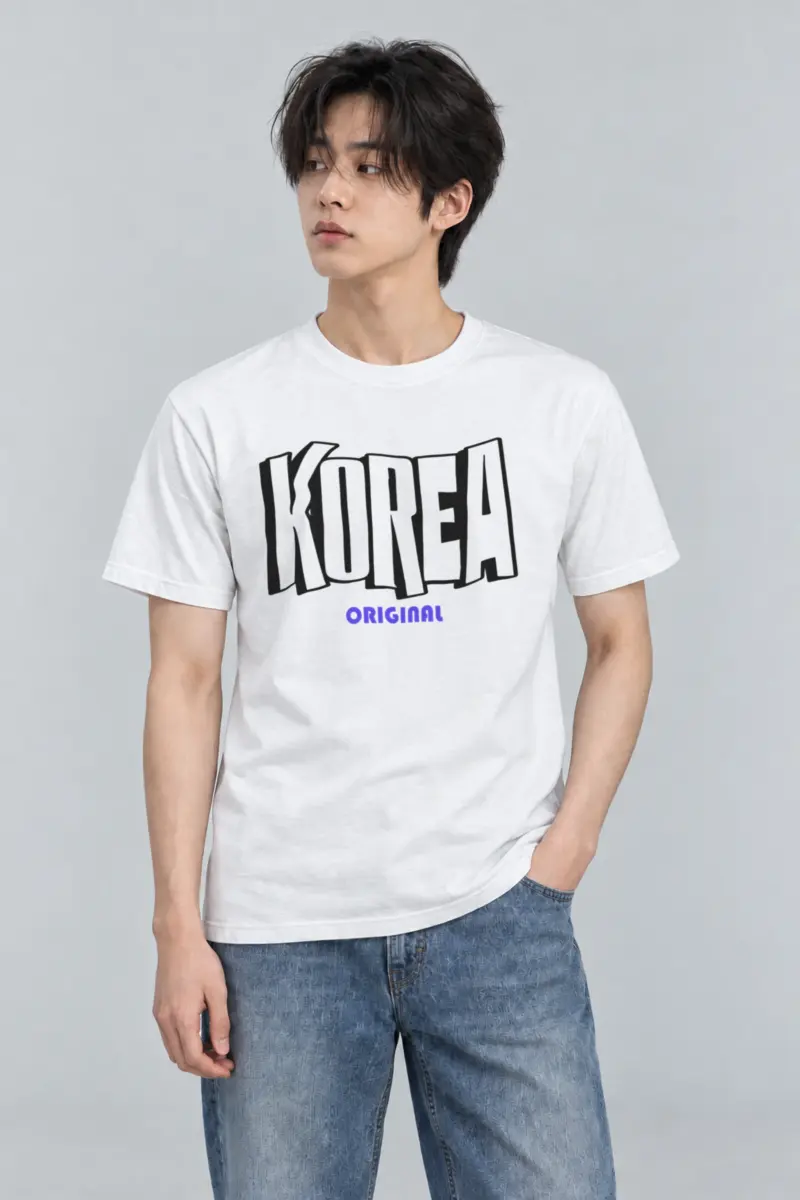 "Korea Original" Heavyweight Unisex Crewneck T-shirt