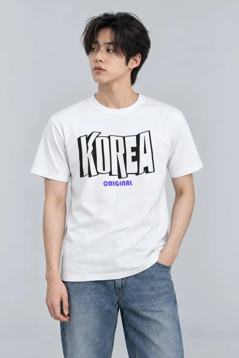 "Korea Original" Heavyweight Unisex Crewneck T-shirt