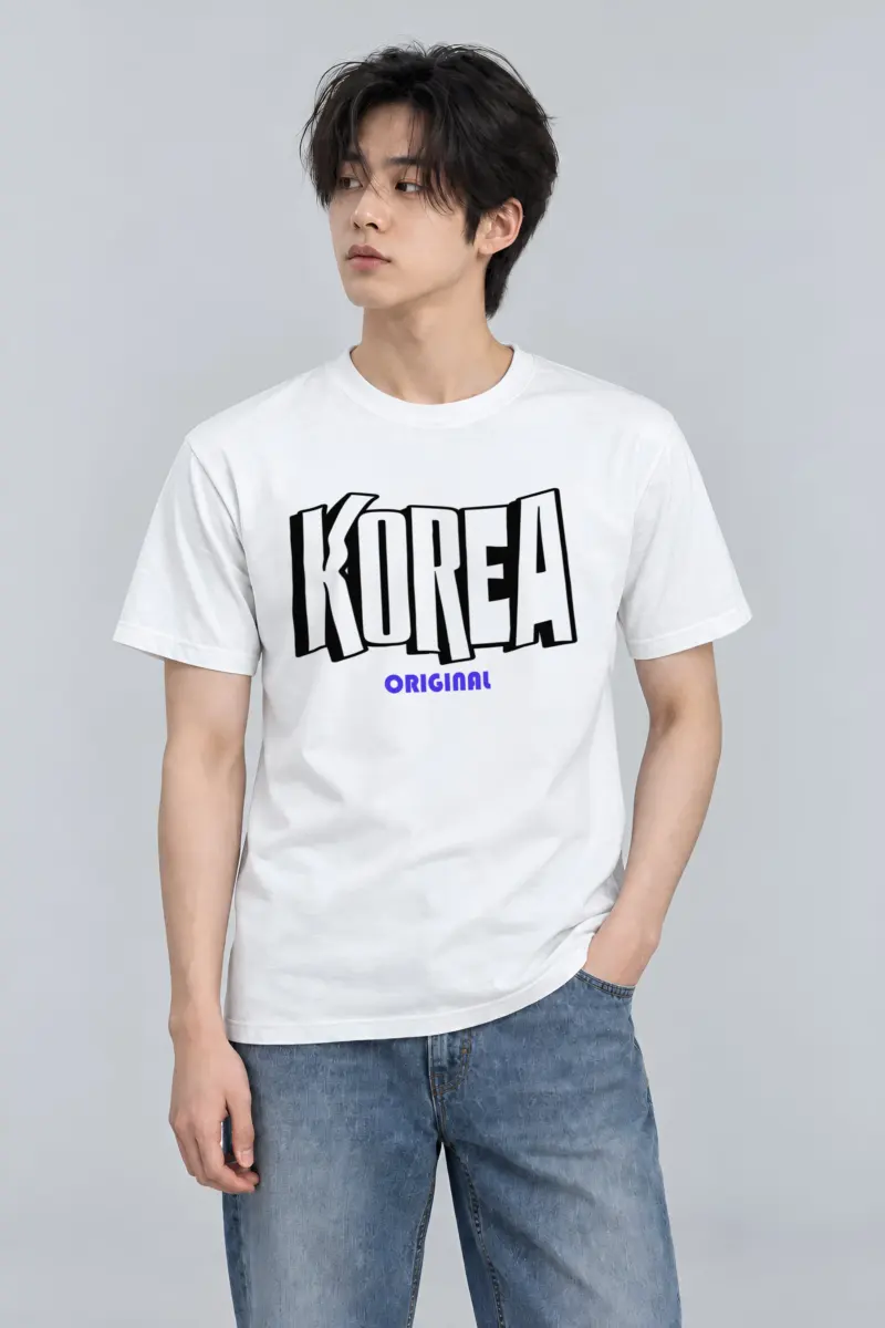 "Korea Original" Heavyweight Unisex Crewneck T-shirt