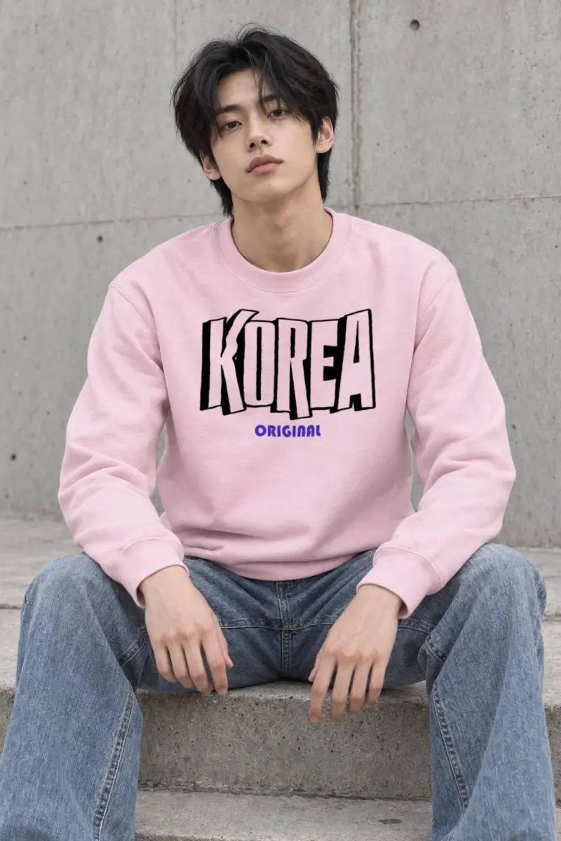 "Korea Original Type" Heavy Blend Unisex Crewneck Sweatshirt