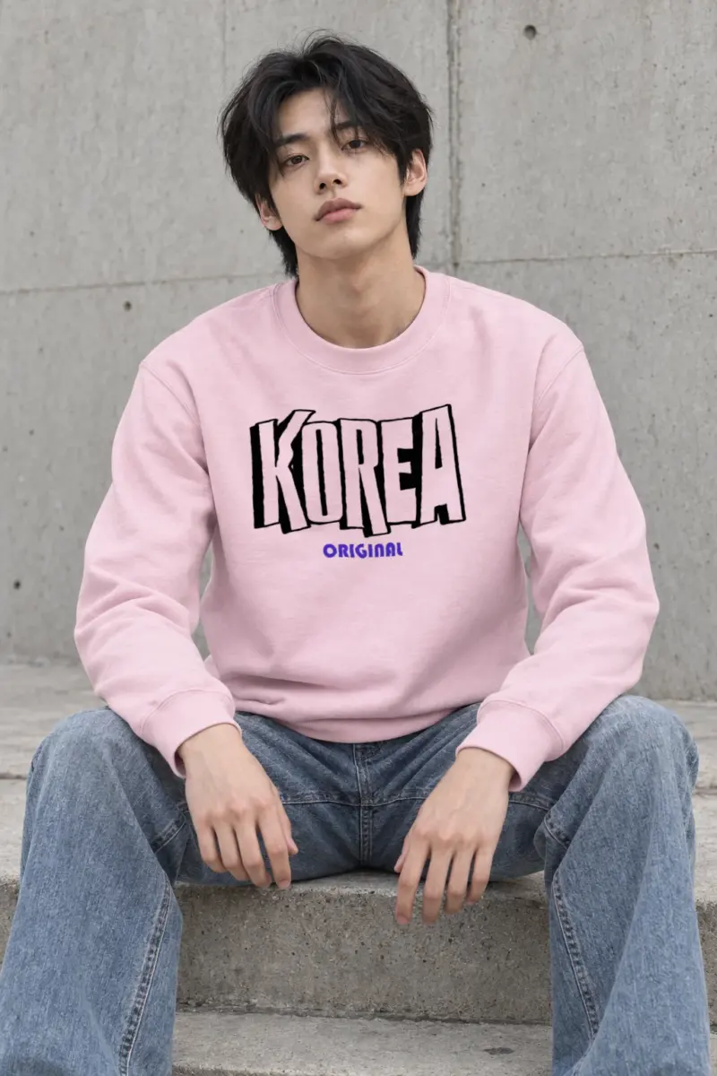 "Korea Original Type" Heavy Blend Unisex Crewneck Sweatshirt