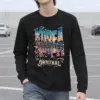 "Seoul Skyline Lettering" Unisex Longsleeve T-shirt