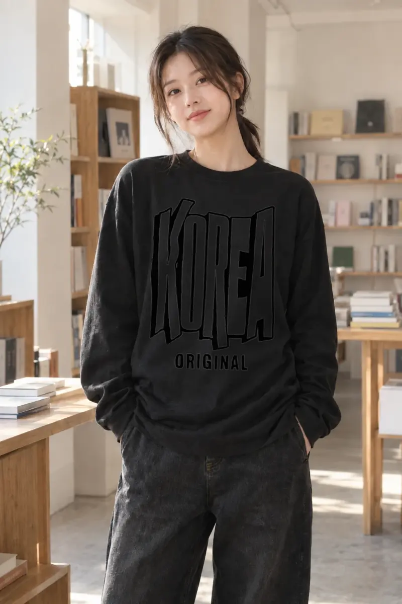 "Korea Original Type" Unisex Longsleeve T-shirt