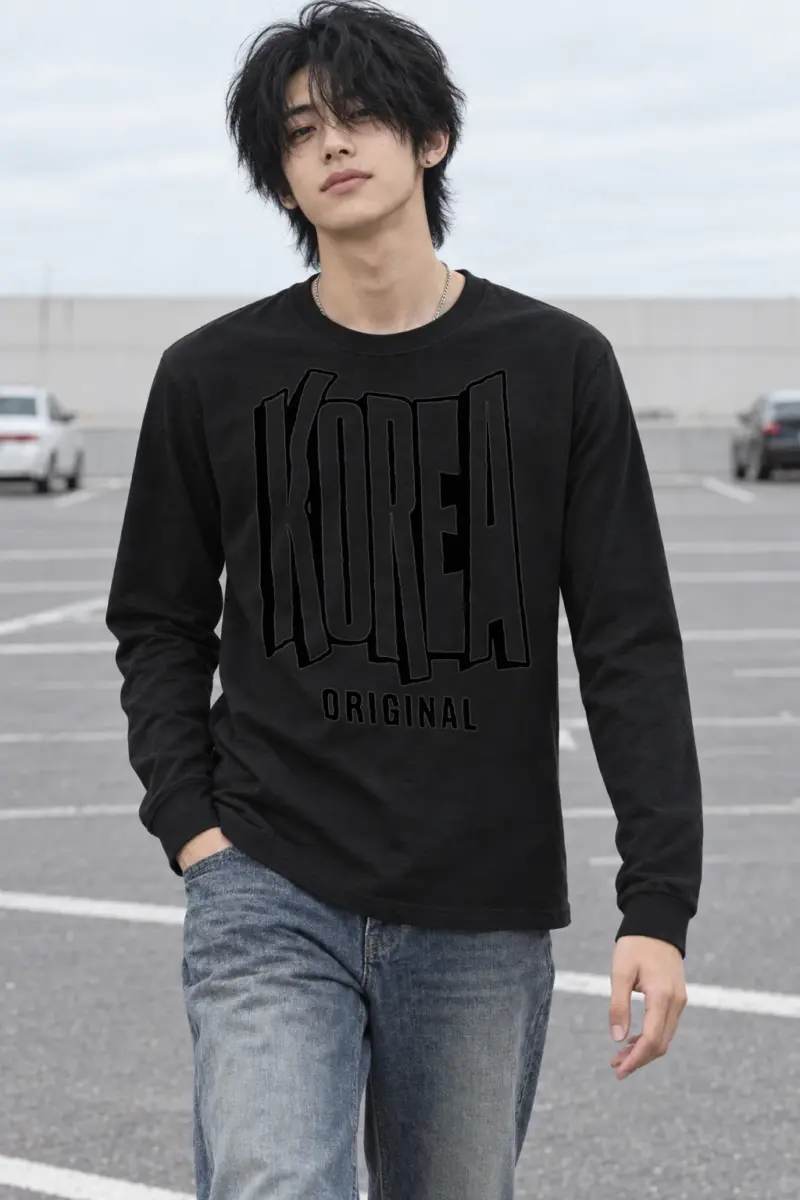 "Korea Original Type" Unisex Longsleeve T-shirt