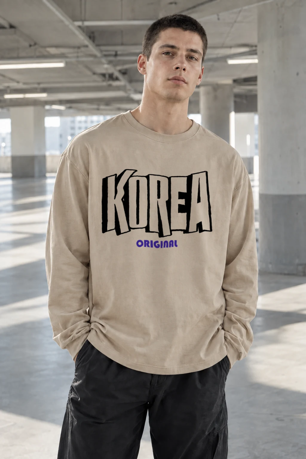 "Korea Original" Unisex Longsleeve T-shirt | Gildan 2400