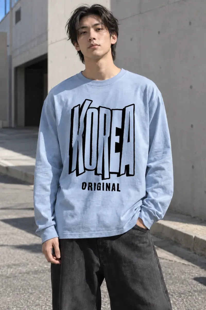 "Korea Original" Unisex Longsleeve T-shirt | Gildan 2400