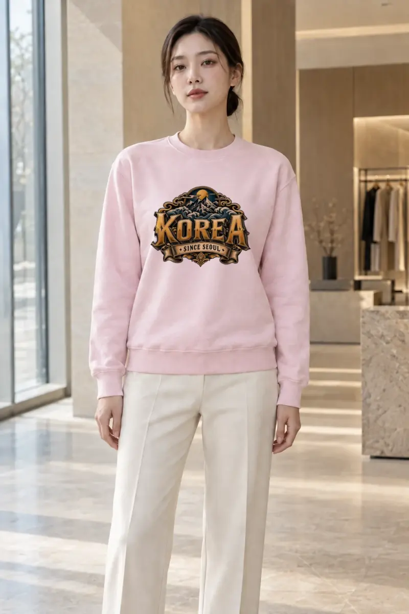“Korea Since Seoul” Heavy Blend Unisex Crewneck Sweatshirt | Gildan 18000