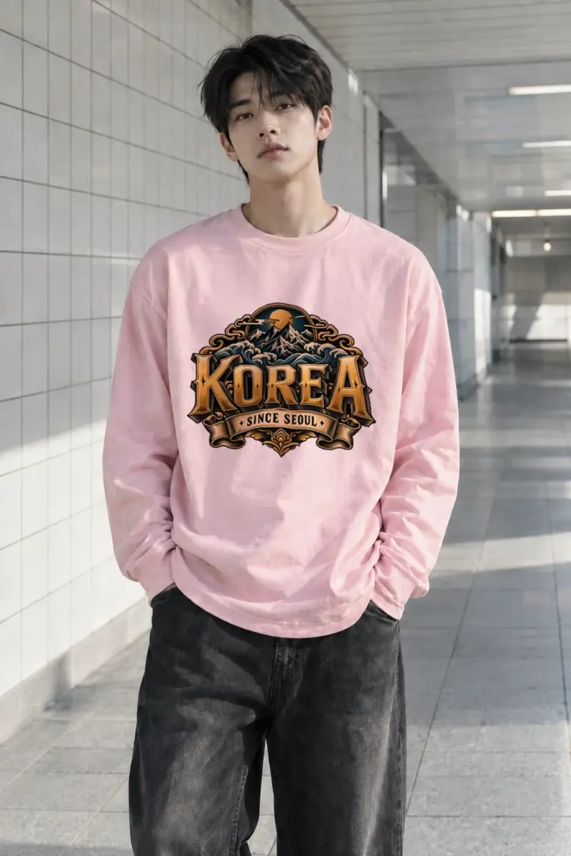 “Korea Since Seoul” Unisex Longsleeve T-shirt | Gildan 2400