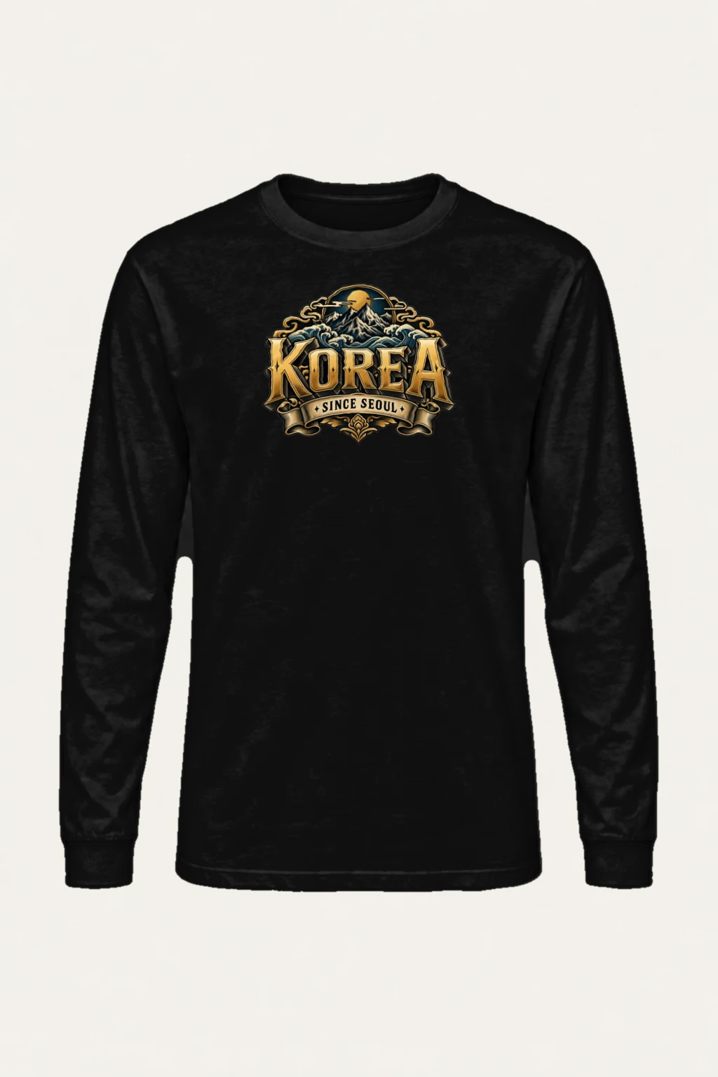"Korea Since Seoul" Unisex Longsleeve T-shirt | Gildan 2400