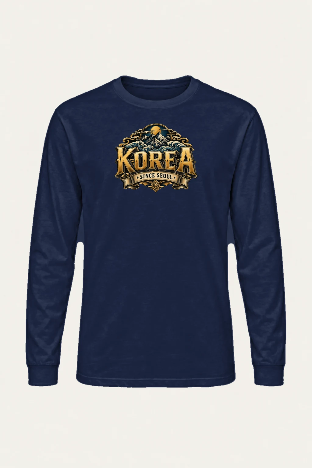 "Korea Since Seoul" Unisex Longsleeve T-shirt | Gildan 2400