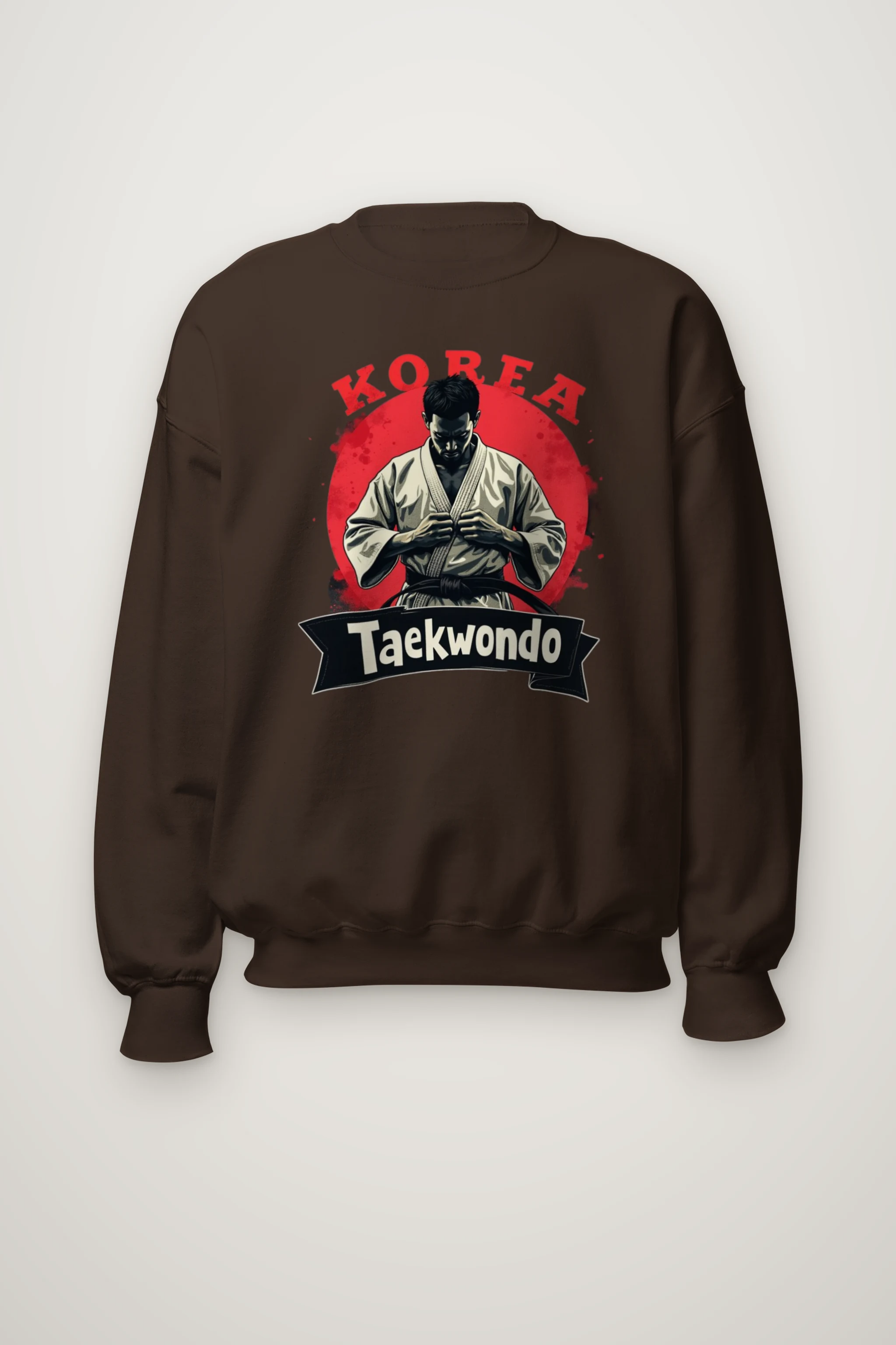 "Korea Taekwondo" Heavy Blend Unisex Crewneck Sweatshirt