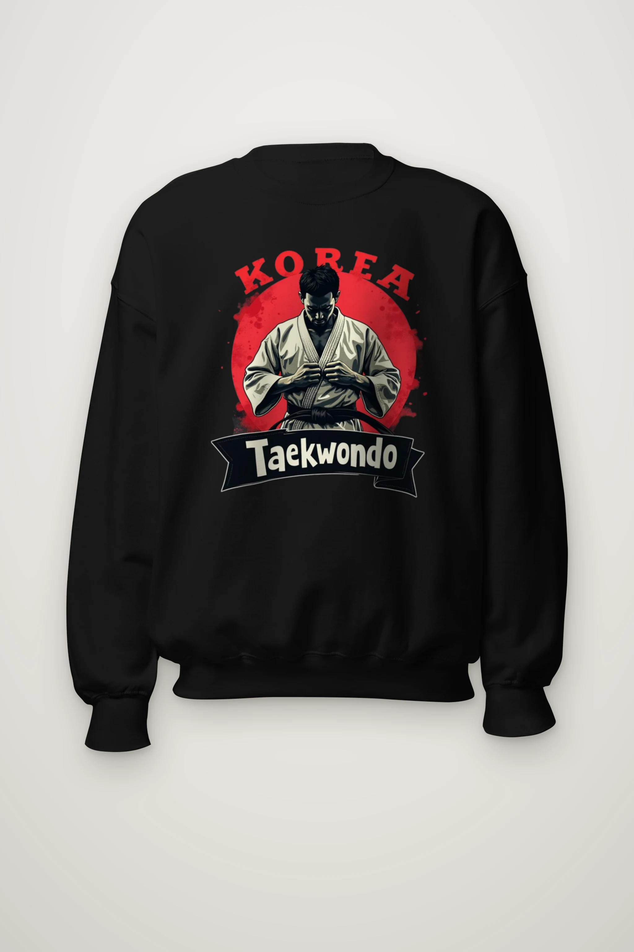 "Korea Taekwondo" Heavy Blend Unisex Crewneck Sweatshirt