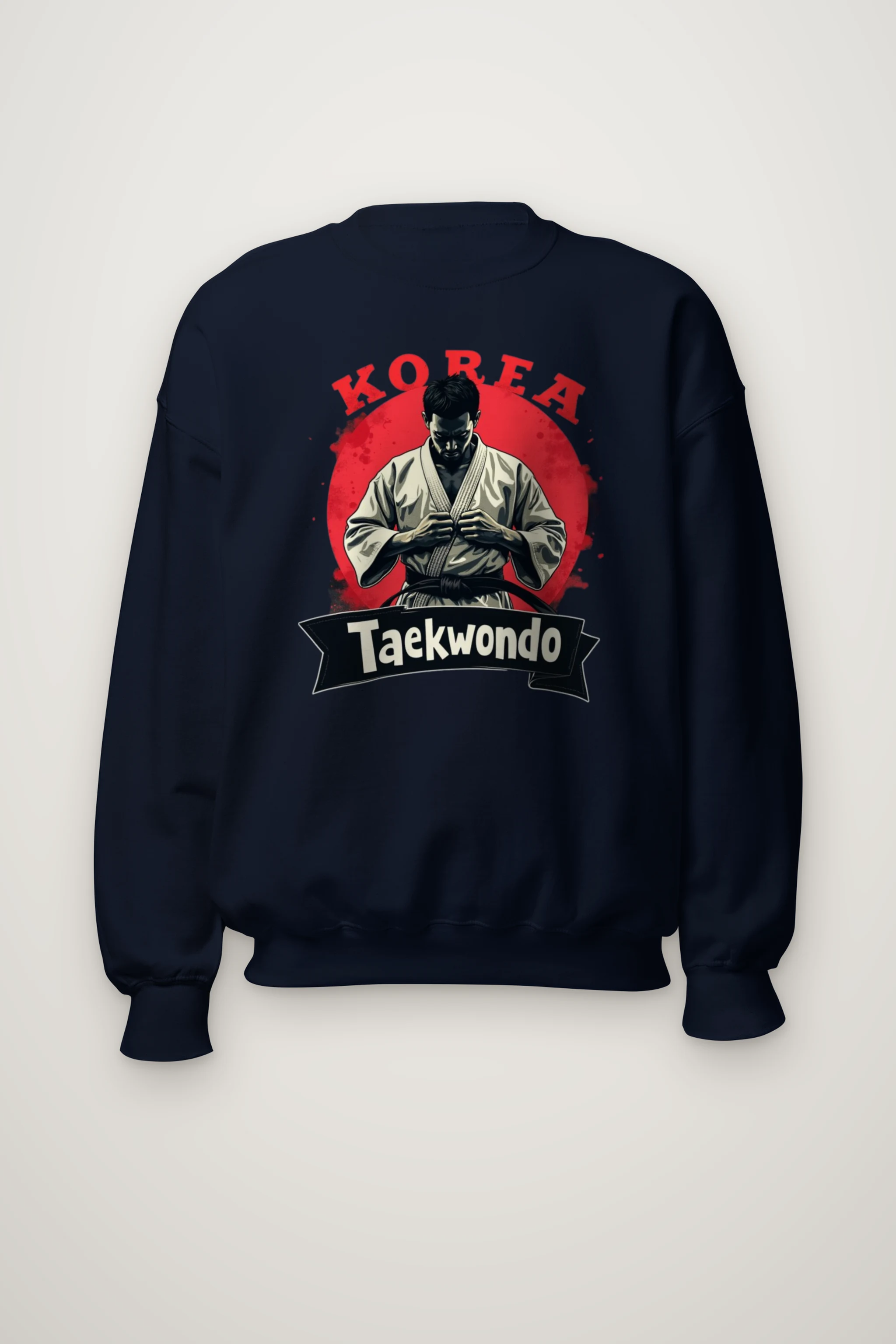 "Korea Taekwondo" Heavy Blend Unisex Crewneck Sweatshirt
