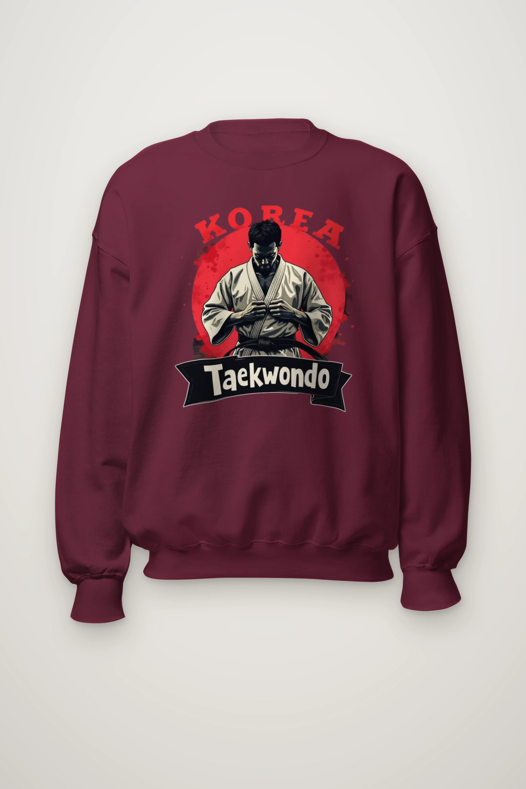 "Korea Taekwondo" Heavy Blend Unisex Crewneck Sweatshirt