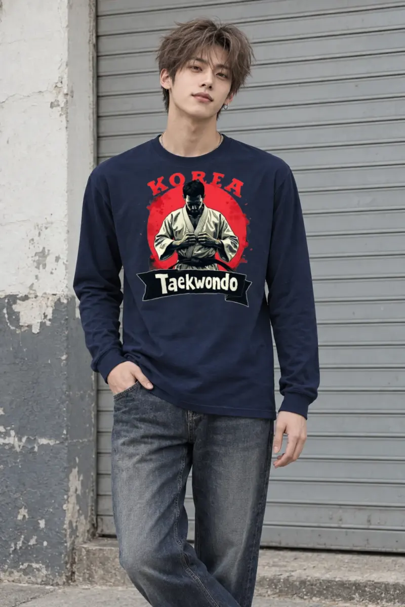 "Korea Taekwondo" Unisex Longsleeve T-shirt