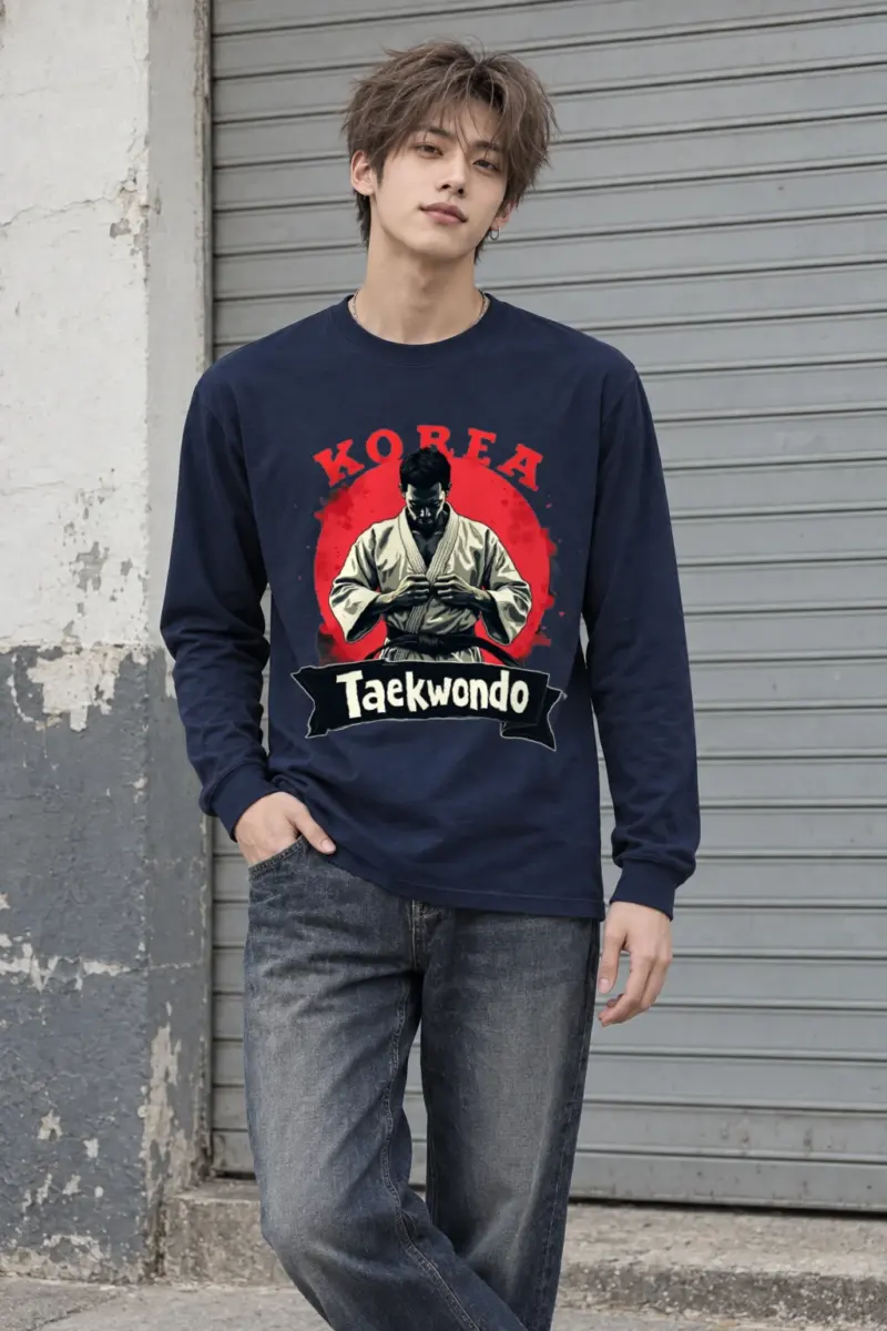 "Korea Taekwondo" Unisex Longsleeve T-shirt