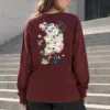 "Korea Travel Map" Unisex Longsleeve T-shirt | Gildan 2400