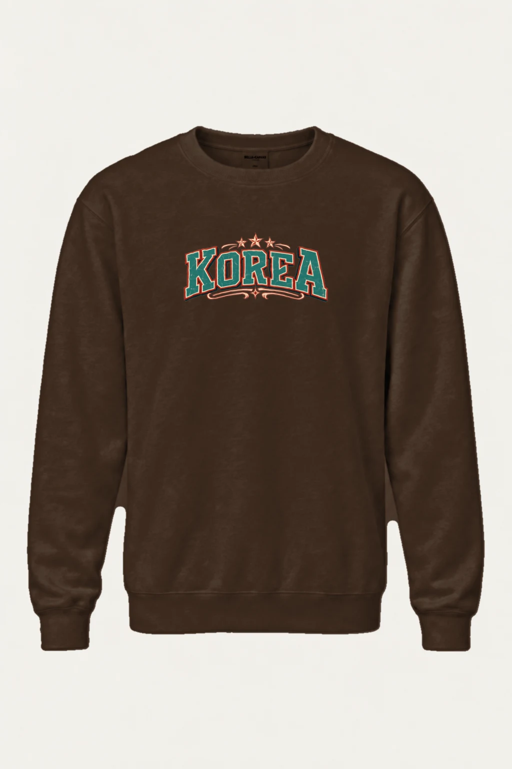 "Korea Varsity Crest" Heavy Blend Unisex Crewneck Sweatshirt | Gildan 18000