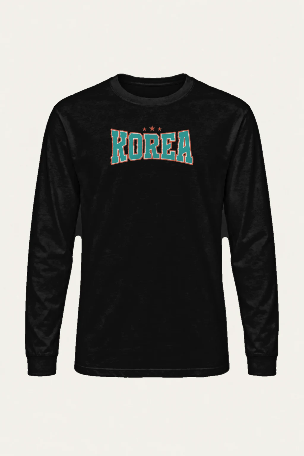 "Korea Varsity Stars" Unisex Longsleeve T-shirt | Gildan 2400