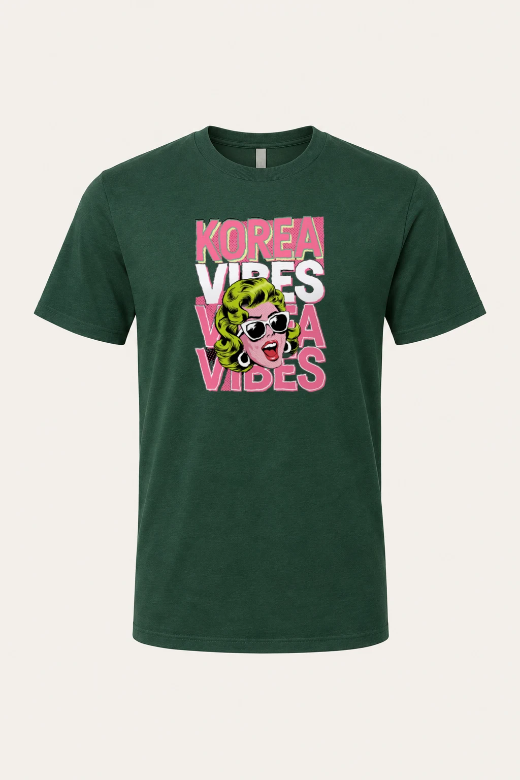 "Korea Vibes" Heavyweight Unisex Crewneck T-shirt | Gildan 5000