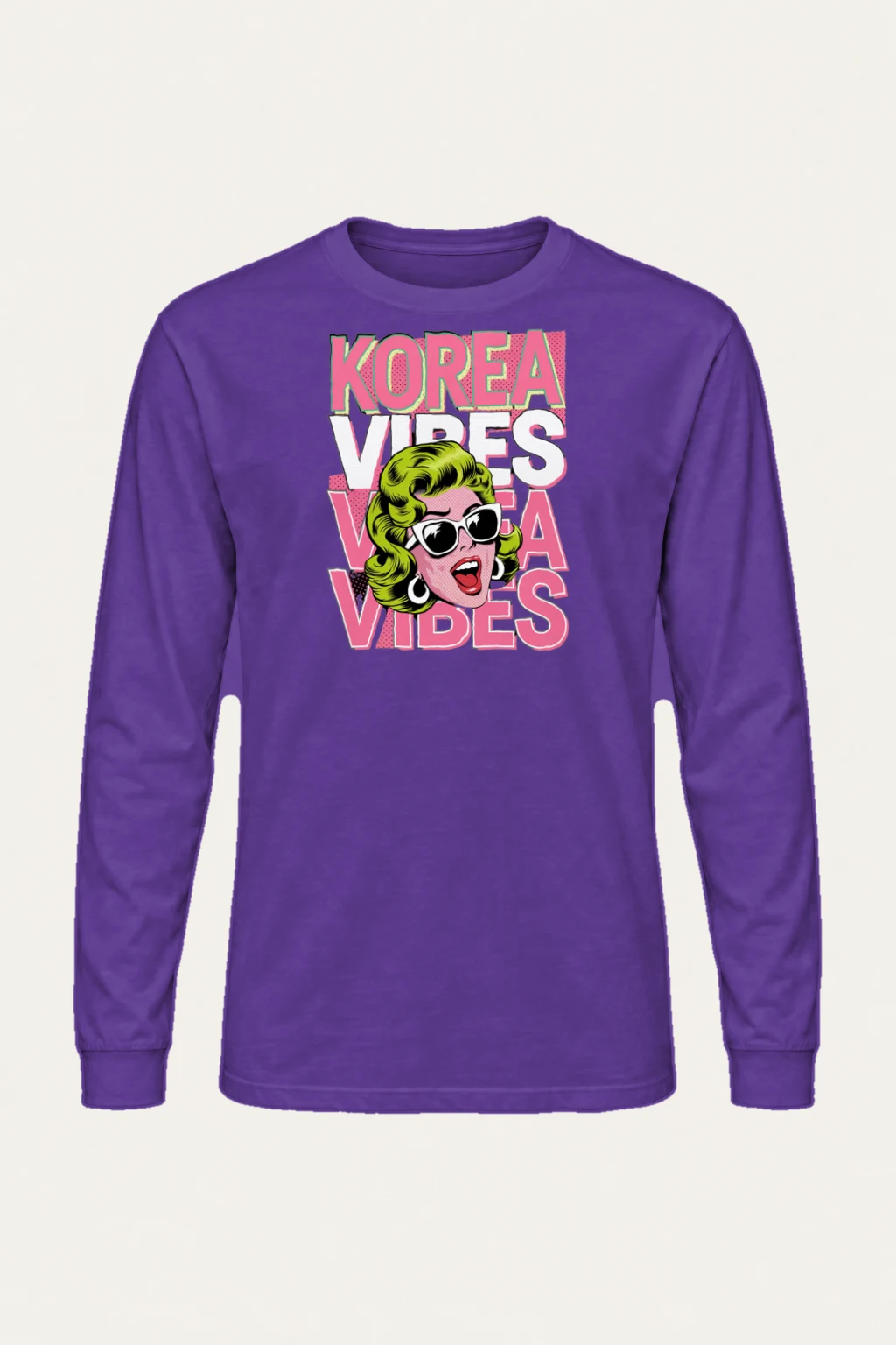 "Korea Vibes" Unisex Longsleeve T-shirt | Gildan 2400