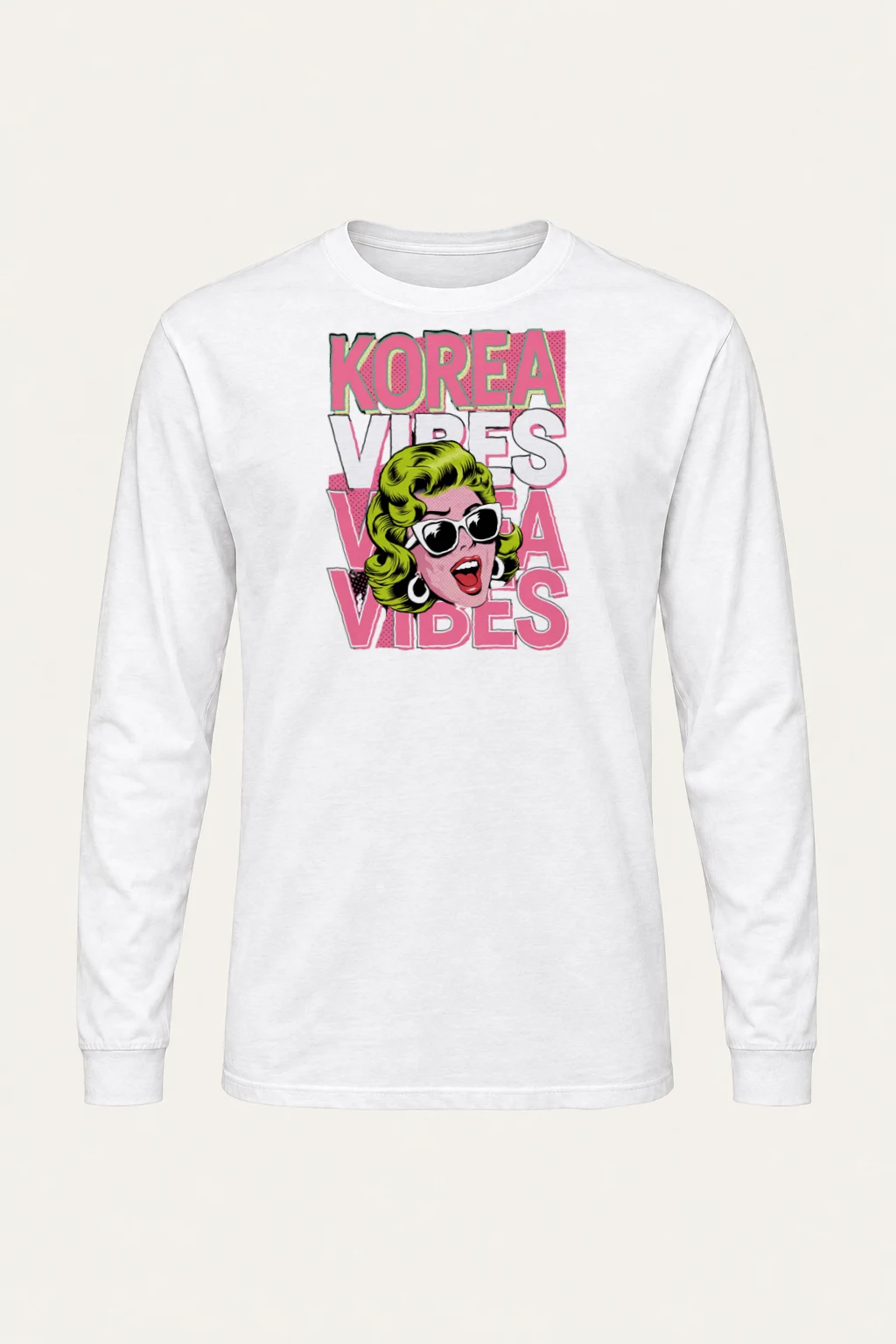 "Korea Vibes" Unisex Longsleeve T-shirt | Gildan 2400