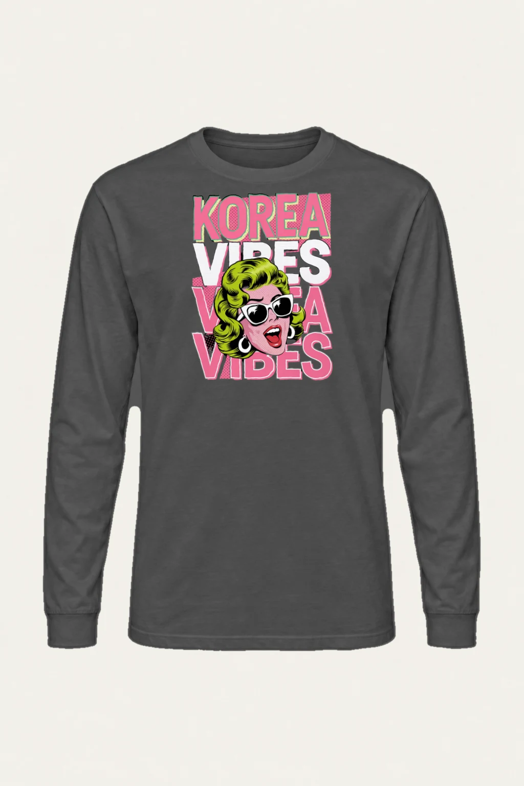 "Korea Vibes" Unisex Longsleeve T-shirt | Gildan 2400