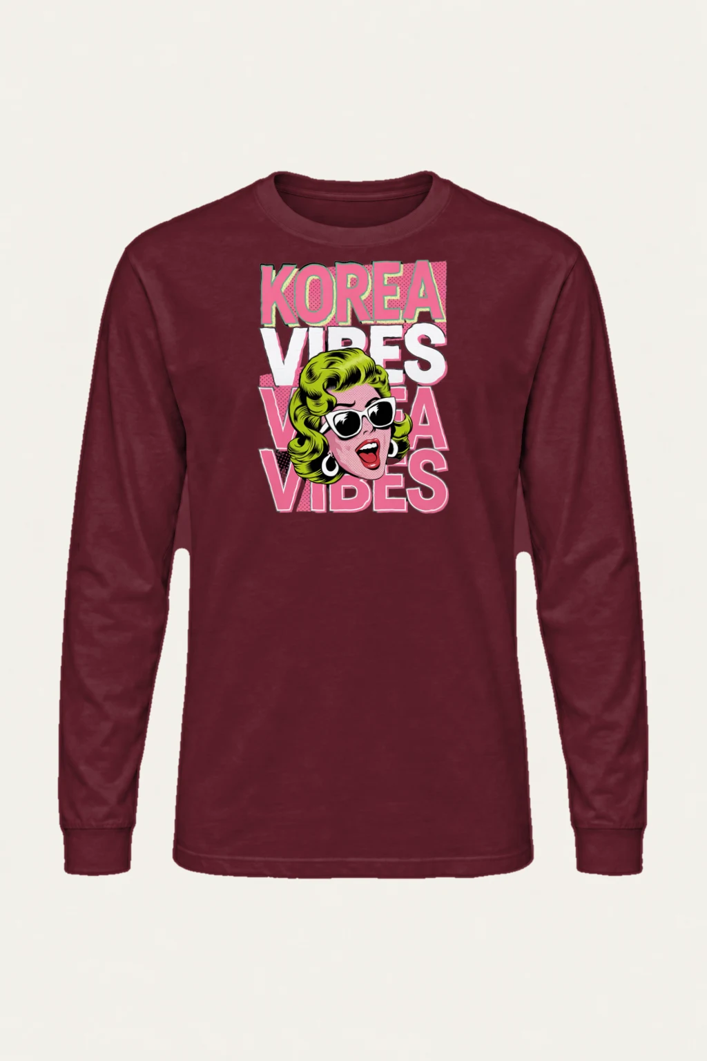 "Korea Vibes" Unisex Longsleeve T-shirt | Gildan 2400