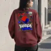 "Korea Wave Move" Heavy Blend Unisex Crewneck Sweatshirt | Gildan 18000